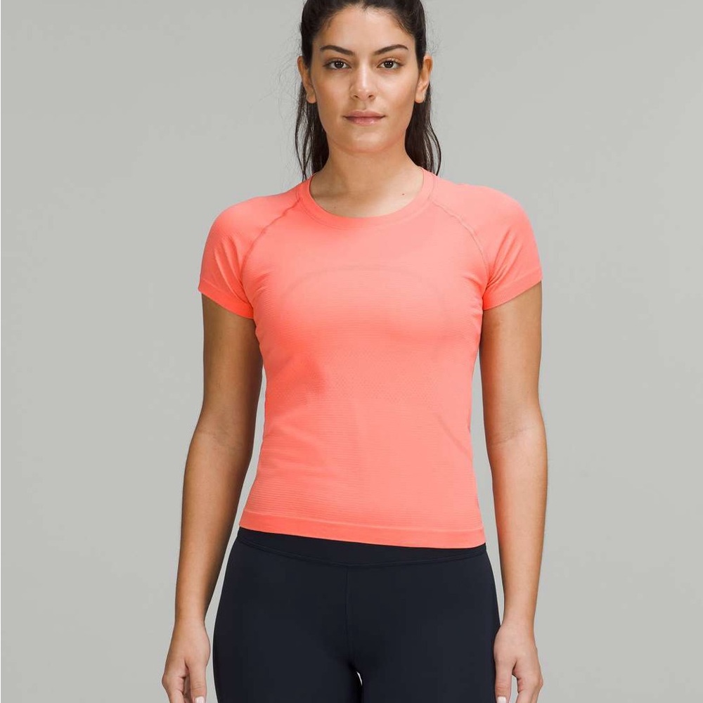 LULULEMON SWIFTLY TECH SHORT SLEEVE SHIRT 2.0, SAKURA PINK,8